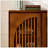 Mid Century Modern Fluted Sideboard Cabinet With 2 Outlet Holes, Buffet Cabinet With Storage, Narrow Side Cabinet For Living Room Entryway Hallway Kitchen Coffee Bar-1634255644