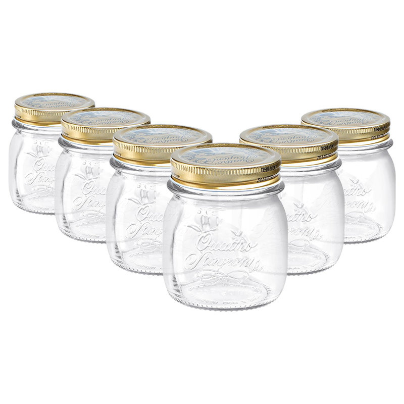 Bormioli Rocco Quattro Stagioni Glass Storage Jars