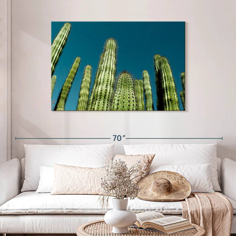 Harnek Blue Sky Cactus, 30" H x 45" W
