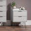 Set of 2 Augusta 2-Drawer Industrial Bedside Cabinets-126626975