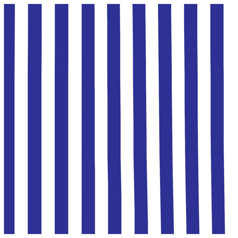 Blue White Stripes Wall Tapestry - Stripes Wall Decor, H 68 po x l 80 po avec 4 œillets