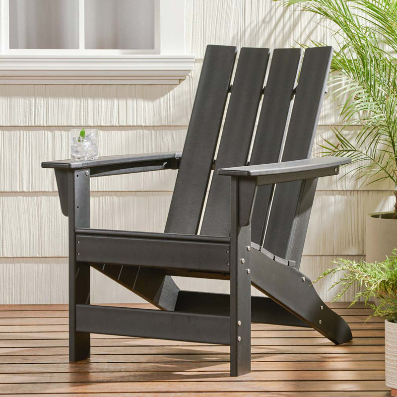 Dovecove Outdoor Acacia Wood Adirondack Chair - Wayfair Canada