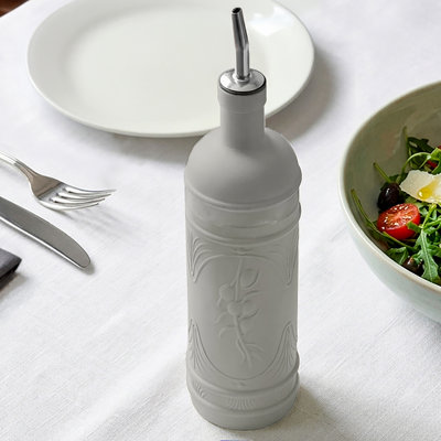 16.1 oz. Olive Branch Recycled Glass Cruet