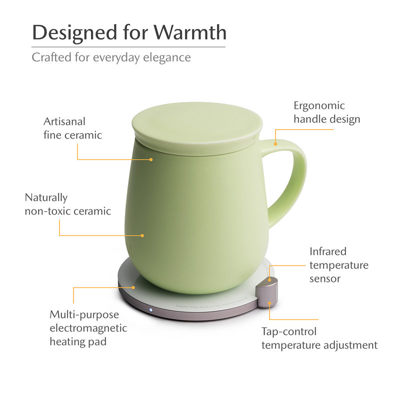 Ui Self-Heating Mug Set - Verde Green