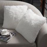 Tassels Faux Fur Pillow Cover
