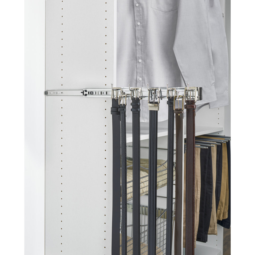 Mounted Pullout Organizer Belt Rack (Set of 2) Rev-A-Shelf