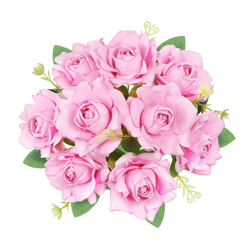 Bouquet de tiges de roses artificielles gardénia, Rose