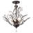 Darcey 4 - Light 18.1" Unique Flush Mount with Crystal Accents