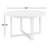Camela Round Powder Coated Aluminum Outdoor Dining Table-57338601