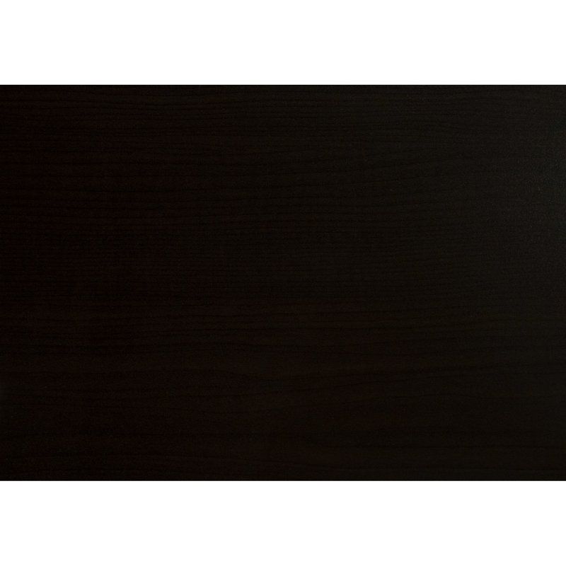 60" Rectangular Dining Table In Brown Laminate - Metal Legs, Modern Look For Kitchen & Area Contemporary Spacious And Stylish