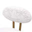 Ensemble de 2 tabourets ronds à imprimé rond en métal noir pour îlot de cuisine et salle à manger-620702548