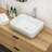 Man Wah 15'' Ceramic Rectangular Bathroom Sink