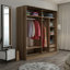 Armoire-penderie 2 portes avec 2 tiroirs-2045342443
