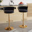 Ensemble de 2 tabourets de bar George avec dossier rembourré en velours tissé, tabourets de comptoir réglables en hauteur, tabourets de cuisine pivotants pour îlot de cuisine, bar, noir-1652125575-1642273335