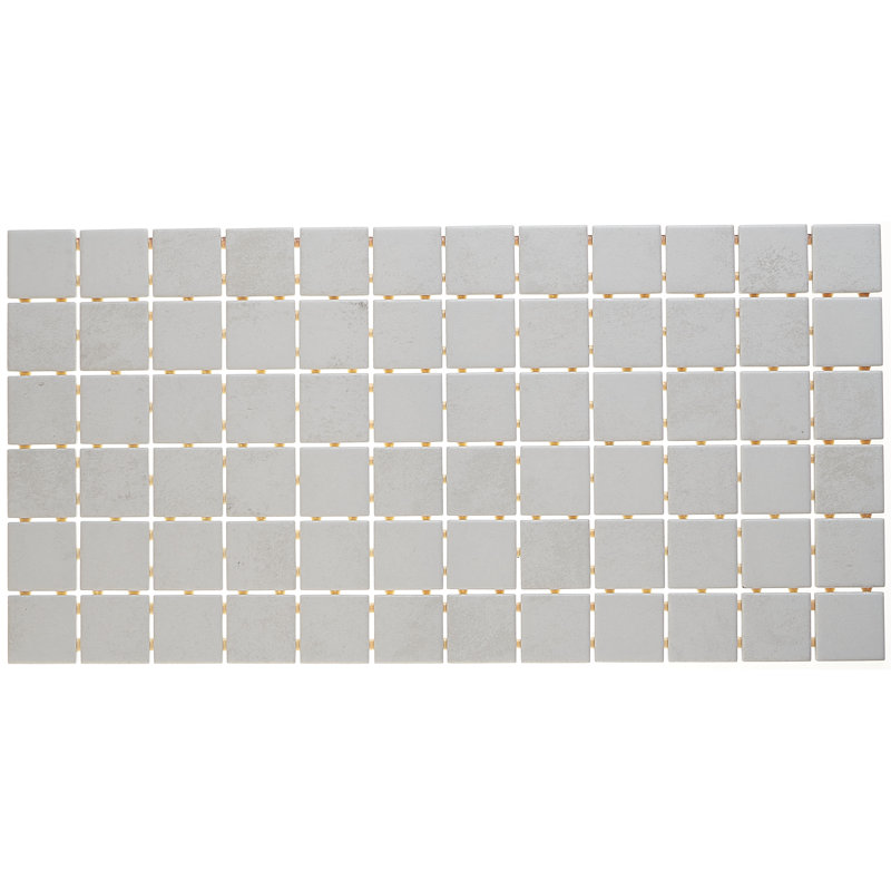Fairfield 2" x 2" Ceramic Mosaic Tile, Ice