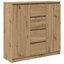 Sideboard With Drawers 100.5X35x98.5 Cm Engineered Wood-795893126