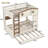 Solid Wood Full over Full Bunk Bed with Trundle, Storage Shelves & Hooks - No Box Spring Needed, Beige & Natural Finish-356072581-356072580