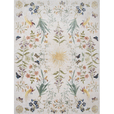 Classic Hand Knotted Floral Area Rug