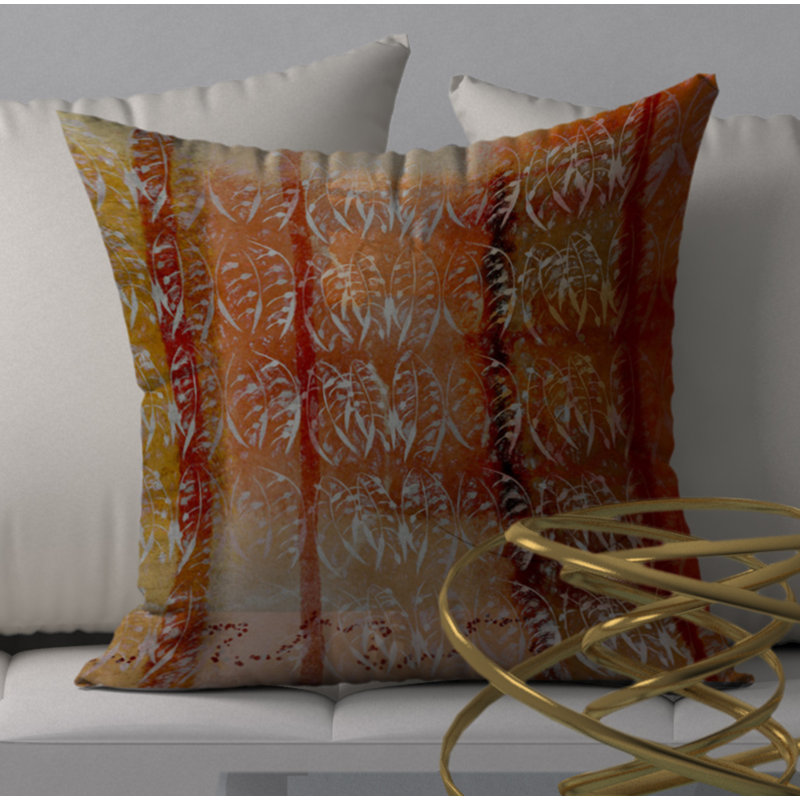 Housse de coussin carrée/insert, 18 po x 18 po