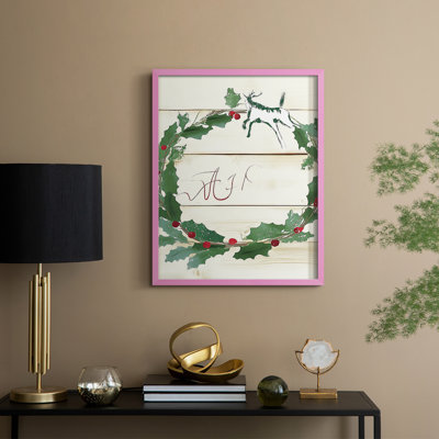 «Christmas Holiday», art encadré DCC-XXVI, bois massif