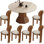 Modern simple round dining table sets