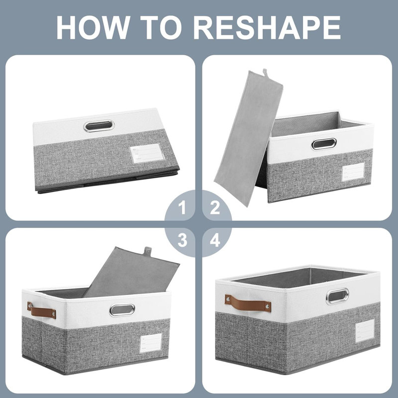 Latitude Run® Fabric Bin