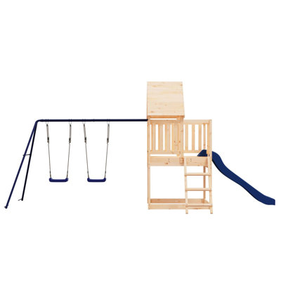 Gaughan Freeport Park 235cm D Outdoor Solid Wood Playhouse