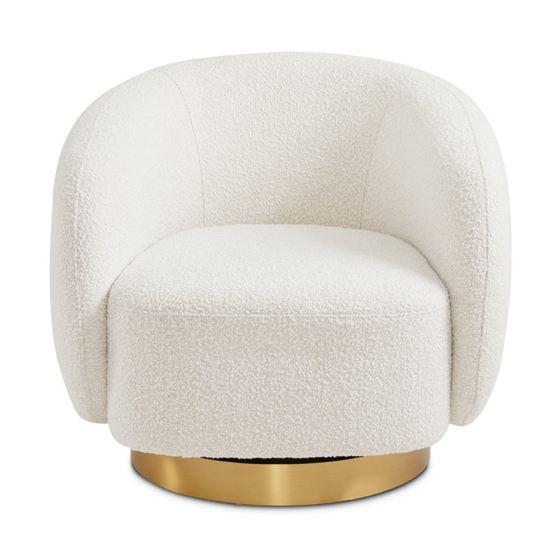 Caitlin Upholstered Swivel Barrel Chair