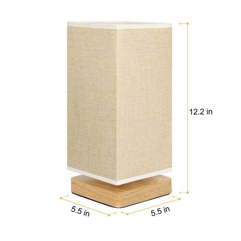 Lampe de table brune 6 po Elfand