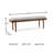 Delando Polyester Upholstered Bench