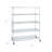 Durable 5-Tier NSF-Certified Steel Shelving with Wheels-1831095990-1831095976
