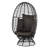 Dernier Swivel Steel Outdoor Lounge Chair-242119992