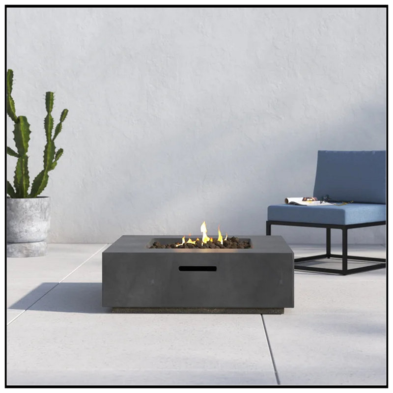 Table de foyer d'extérieur 12 "H