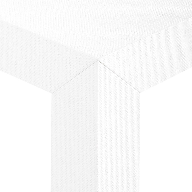 Parsons End Table, White