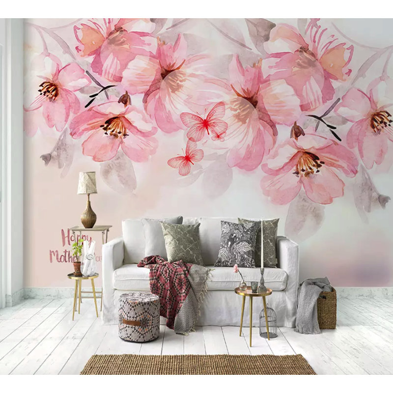 Papier peint amovible Boho, L 114 po x l 204 po