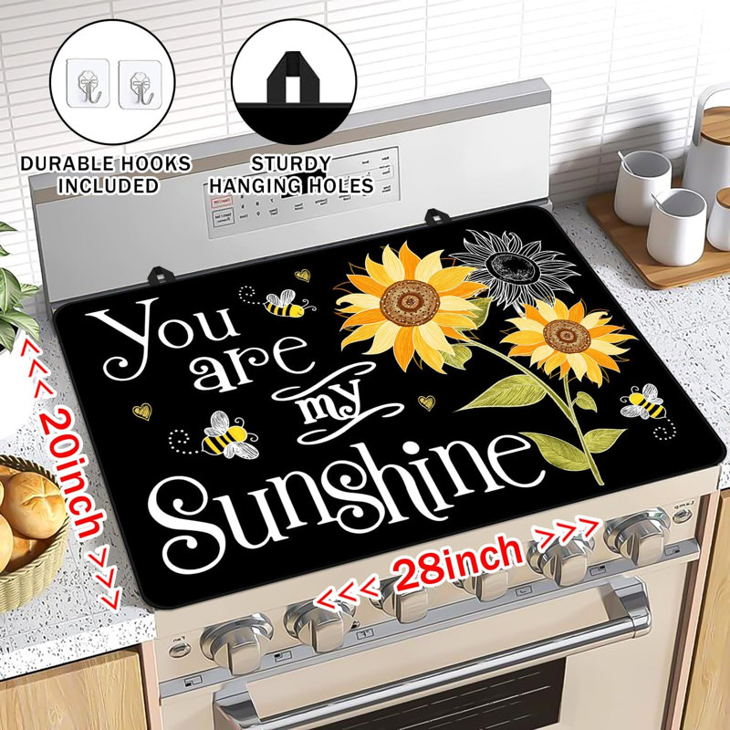 Stove Top Covers For Electric Stove,Black