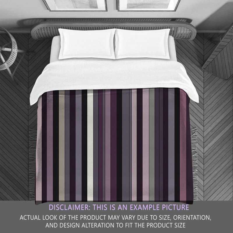 Polyester Striped Comforter, King Comforter