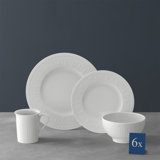 Villeroy & Boch Cellini 24 Piece Dinnerware Set, Service for 6