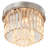 5 - Light 16.5" Lucent Flush Mount Crystal Chandelier-167637576