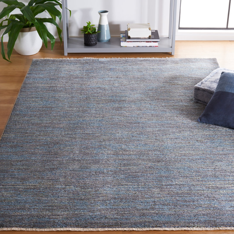 Tapis bleu / gris Oliveri Lasa 104, Rectangle 9 pi x 12 pi