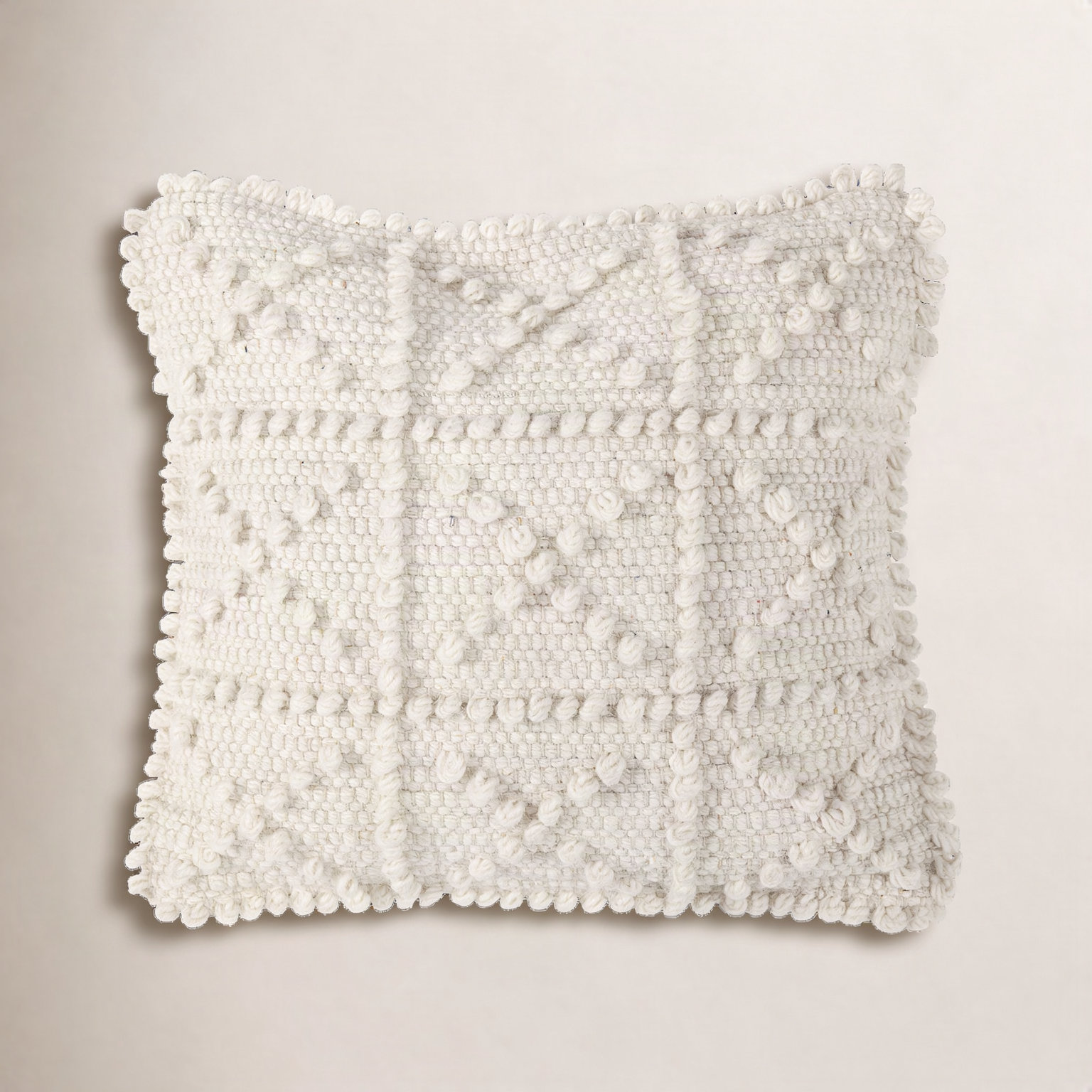 Beckett Geometric Pillow Cover, 18" x 18"