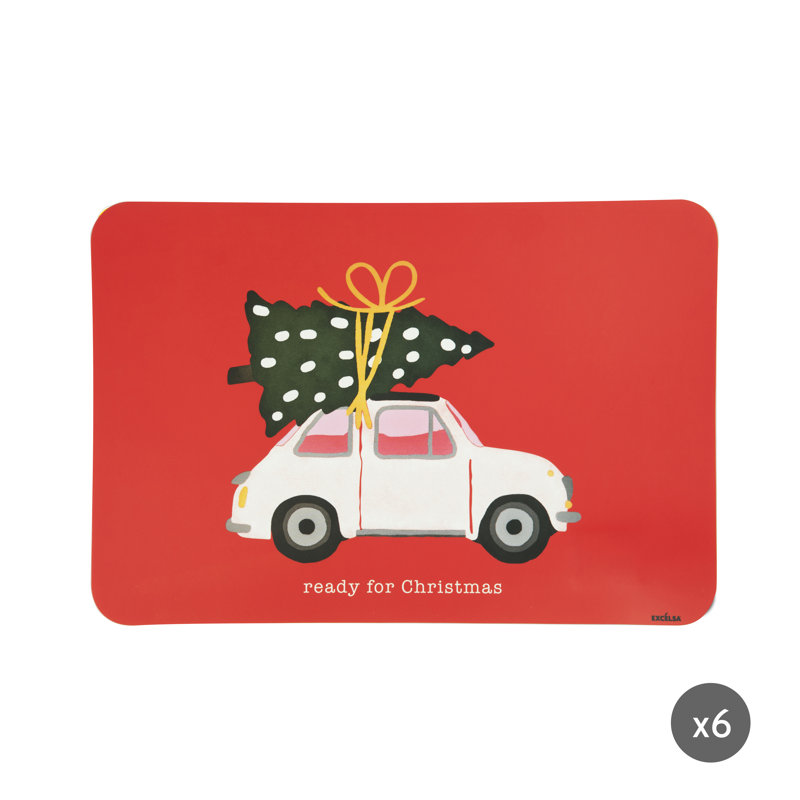 Ready For Christmas No Pattern Rectangle Placemat