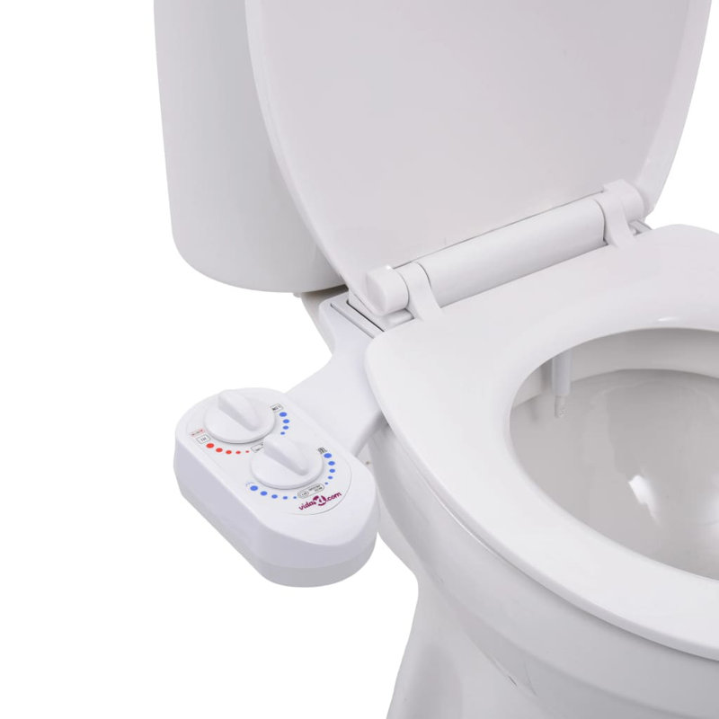Elongated Toilet Seat Bidet with Tap