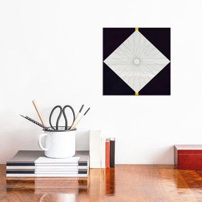 Geometric Pattern Concentric Circle - Wrapped Canvas Print