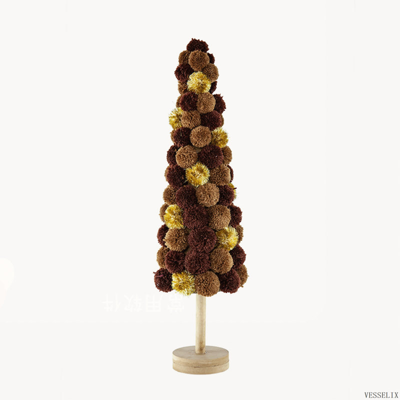 Grand arbre de Noël, table basse, 8,7 x 8,7 x 31,5 po, H 31,5 po x l 8,7 po x P 8,7 po