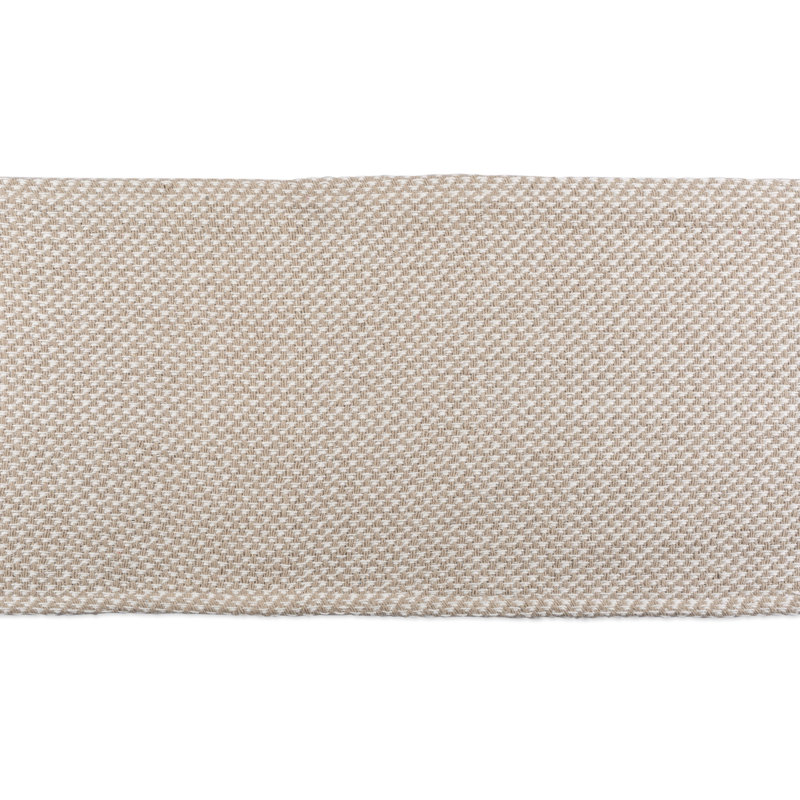 Chemin de table 100% coton de couleur unie Chrystian, Pierre