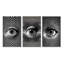 «Eye In Circular Infinity», 3 pièces sur toile-1390875133-1390874882