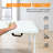 Portable Folding Camping Table 4Ft, White, Indoor & Outdoor Probing, 135Kg Max Weight Capacity, Foldable With Fixed Appliance, Smooth And Waterproof Tabletop Location, Stable Triangular-204110759