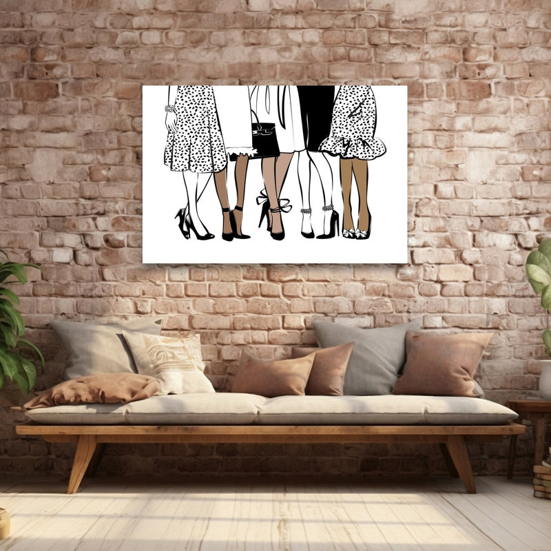 Impression sur toile de style contemporain contemporain, H 40 po x l 60 po