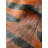 Reverse Zebra Print Handmade Cowhide Brown and Black Rug